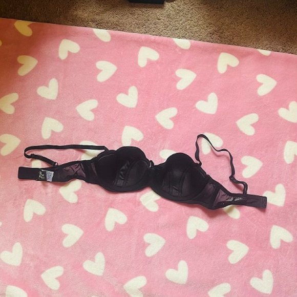 Kiss Me Deadly blue & black lace Tempest bra 32C - Picture 6 of 6